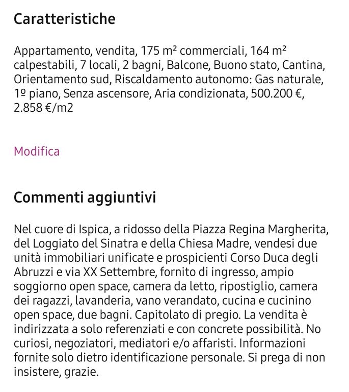 5255136  appartamento mq175 Finiture di