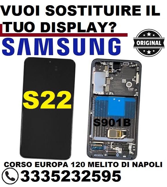 5277202 SAMSUNG S22, DISPLAY S901B,