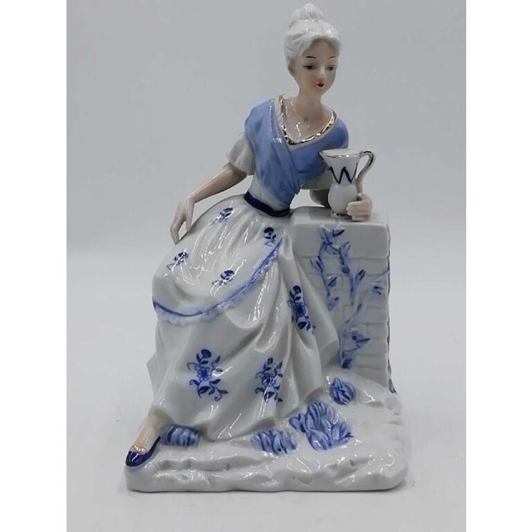 4814723 Statuina dama ceramica vestita